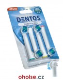 DENTOS NÁHRADNÍ KARTÁČKY pro elektrické zubní kartáčky Oral-B 4 kusy