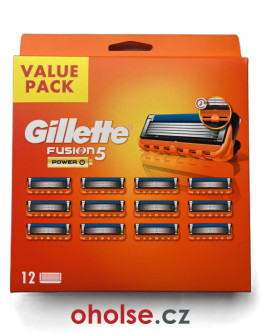 GILLETTE FUSION5 POWER žiletky 12 ks (pro všechny strojky řady Fusion) GILLETTE FUSION5 POWER žiletky 12 ks (pro všechny strojky řady Fusion)