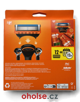 GILLETTE FUSION5 POWER žiletky 12 ks (pro všechny strojky řady Fusion) GILLETTE FUSION5 POWER žiletky 12 ks (pro všechny strojky řady Fusion)