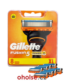 GILLETTE FUSION POWER náhradní hlavice 8 ks (i ve verzi FUSION5 POWER)