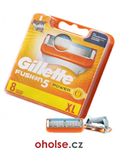 GILLETTE FUSION POWER náhradní hlavice 8 ks (i ve verzi FUSION5 POWER)