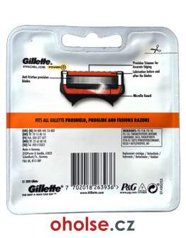 GILLETTE FUSION PROGLIDE POWER žiletky 8 ks (i ve verzi Fusion5 ProGlide Power) GILLETTE FUSION PROGLIDE POWER žiletky 8 ks (i ve verzi Fusion5 ProGlide Power)