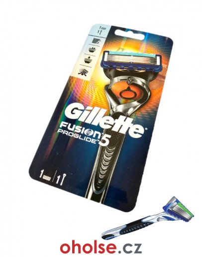 GILLETTE FUSION5 PROGLIDE pánský manuální holící strojek s 1 žiletkou