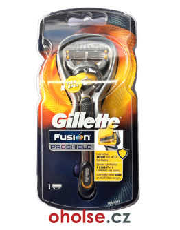 GILLETTE FUSION PROSHIELD FLEXBALL holící strojek s 1 žiletkou a držákem *NATÁČECÍ HLAVA*