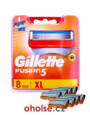 GILLETTE FUSION náhradní žiletky 8 ks *DOSTUPNÉ IHNED* (také verze Fusion5)