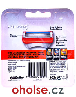 GILLETTE FUSION náhradní žiletky 8 ks *DOSTUPNÉ IHNED* (také verze Fusion5)