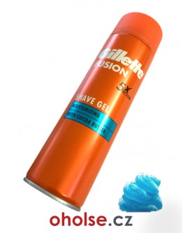 PÁNSKÝ GEL na HOLENÍ GILLETTE FUSION 5xaction s kakaovým mlékem *200ml*