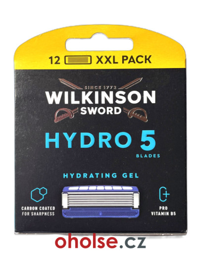 WILKINSON SWORD HYDRO5 velké balení žiletek XXL 12 hlavic