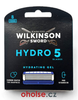 WILKINSON SWORD HYDRO5 pánské žiletky 8 hlavic *SYSTÉM 5 BŘITŮ* WILKINSON SWORD HYDRO5 pánské žiletky 8 hlavic *SYSTÉM 5 BŘITŮ*