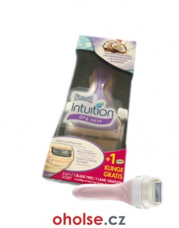 WILKINSON INTUITION DRY SKIN holicí strojek pro ženy a 2 hlavice Dry Skin
