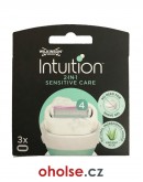 Náhradní hlavice pro holení WILKINSON INTUITION SENSITIVE CARE 3 ks *není třeba gel*