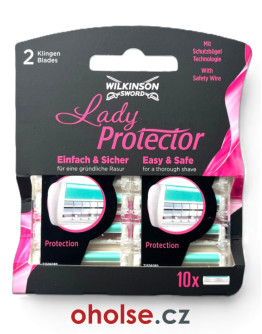 WILKINSON LADY PROTECTOR žiletky 10 ks pro ženy *STÁLE SKLADEM* WILKINSON LADY PROTECTOR žiletky 10 ks pro ženy *STÁLE SKLADEM*