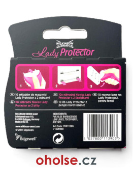WILKINSON LADY PROTECTOR žiletky 10 ks pro ženy *STÁLE SKLADEM* WILKINSON LADY PROTECTOR žiletky 10 ks pro ženy *STÁLE SKLADEM*