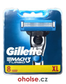 GILLETTE MACH3 TURBO pánské žiletky 8 ks *velmi oblíbené žiletky pro muže*