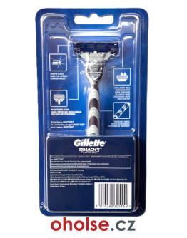 Pánský holicí strojek GILLETTE MACH3 TURBO s 1 žiletkou Pánský holicí strojek GILLETTE MACH3 TURBO s 1 žiletkou