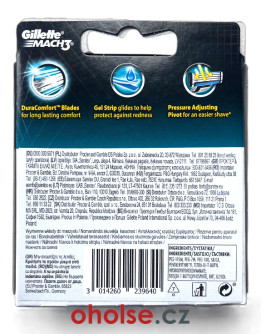 GILLETTE MACH3 klasické pánské žiletky 8 ks *oblíbené a osvědčené žiletky*