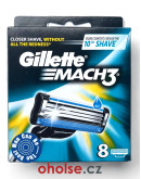 GILLETTE MACH3 klasické pánské žiletky 8 ks *oblíbené a osvědčené žiletky*