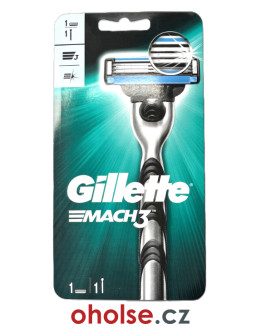 Holicí strojek pro muže GILLETTE MACH3 s jednou žiletkou Mach 3 *SKLADEM* Holicí strojek pro muže GILLETTE MACH3 s jednou žiletkou Mach 3 *SKLADEM*