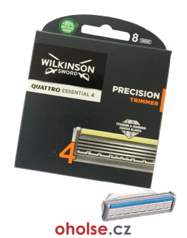 Pánské žiletky WILKINSON QUATTRO TITANIUM PRECISION TRIMMER 8 ks