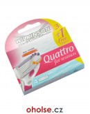 WILKINSON QUATTRO SENSITIVE - výměnné holicí hlavice pro ženy 4 žiletky