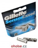 GILLETTE SENSOR EXCEL pánské náhradní žiletky 5 ks pro holení *SKLADEM*