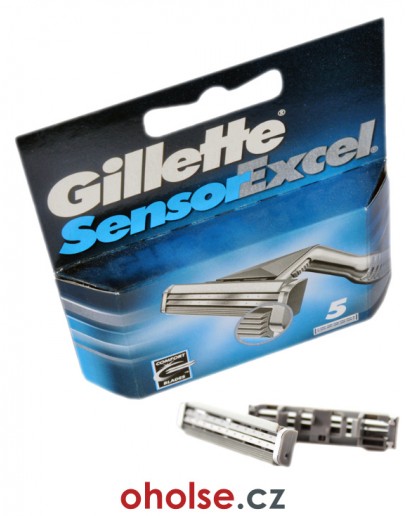 GILLETTE SENSOR EXCEL pánské náhradní žiletky 5 ks pro holení *SKLADEM*