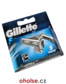 GILLETTE SENSOR EXCEL pánské náhradní žiletky 5 ks pro holení *SKLADEM*