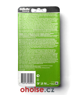 GILLETTE SENSOR3 SENSITIVE 6 žiletek a rukojeť holicího strojku *SADA* GILLETTE SENSOR3 SENSITIVE 6 žiletek a rukojeť holicího strojku *SADA*