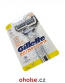 *POŠKOZENÝ OBAL* GILLETTE SKINGUARD SENSITIVE - natáčecí holicí strojek pro citlivou pleť + 2 žiletky SkinGuard Sensitive