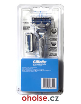GILLETTE SKINGUARD SENSITIVE - natáčecí holicí strojek pro citlivou pleť + 2 žiletky SkinGuard Sensitive GILLETTE SKINGUARD SENSITIVE - natáčecí holicí strojek pro citlivou pleť + 2 žiletky SkinGuard Sensitive