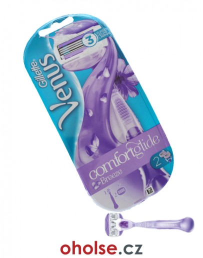 GILLETTE VENUS BREEZE dámský holicí strojek + 2 náhradní žiletky Venus Breeze