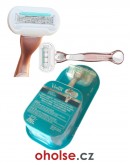 GILLETTE VENUS EXTRA SMOOTH PLATINUM pětibřitový holicí strojek pro ženy s jednou žiletkou