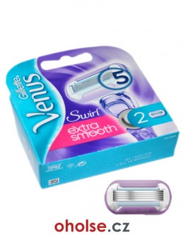 GILLETTE VENUS SWIRL náhradní hlavice 2 ks *PĚT BŘITŮ PRO HLADKÉ OHOLENÍ*