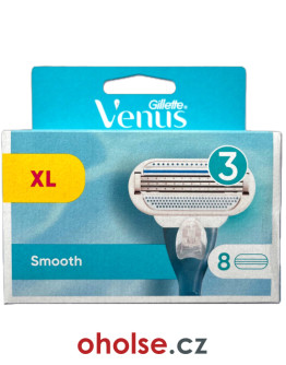 GILLETTE VENUS SMOOTH náhradní holicí hlavice pro ženy 8 žiletek GILLETTE VENUS SMOOTH náhradní holicí hlavice pro ženy 8 žiletek